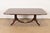 Wood Baker Furniture Stately Homes Georgian Banded Mahogany Double Pedestal Extension Dining Table, Newly Refinished For Sale - Image 7 of 14