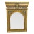 Hollywood Regency Italian Versace Style Gilded Medusa Figural Wall Mirror For Sale