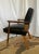 Mid 20th Century Danish Leather Office Guest Chair For Sale - Image 4 of 6