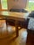 Vintage French 1940’s Wood Dining Table With Parquetry Checkered Top For Sale - Image 10 of 12
