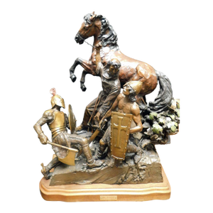 Share Lorenzo Ghiglieri "St. Francis" Bronze Sculpture Signed &Numbered 1982