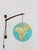 Vintage German Teak Globe Wall Lamp, 1960s For Sale - Image 5 of 11