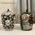 Vintage Chinese Famille Noire Porcelain Ovoid Ginger Jar With Lid For Sale - Image 12 of 12