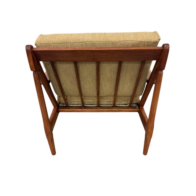 Mid-Century Modern Walnut Sofa & Arm Chair - Refinished! For Sale - Image 15 of 15