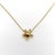 1950s 1950s French 18k Gold Mid-Century Flower Pendant Necklace With Diamonds For Sale - Image 5 of 10