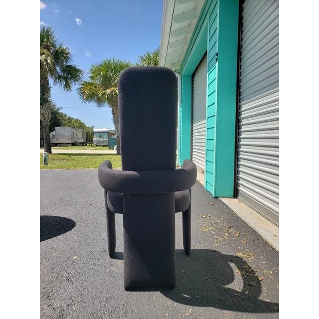 1980s Vintage Sculptural Post Modern Dining Chairs -Set of 6 For Sale In Dallas - Image 6 of 10