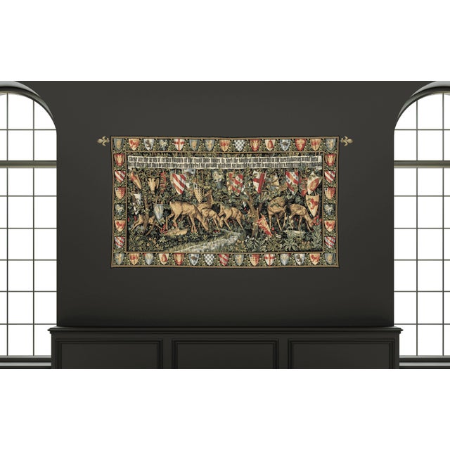 This tapestry is inspired from an original by Wm Morris (1836-1896), the famous British artist and designer. The theme is...