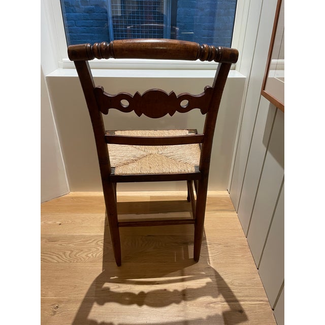 Wood 7 Antique Hitchcock Style Chairs in Excellent Condition For Sale - Image 7 of 8