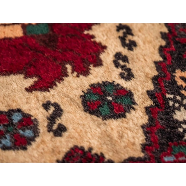 Afshar Rug with Peacocks For Sale - Image 6 of 8