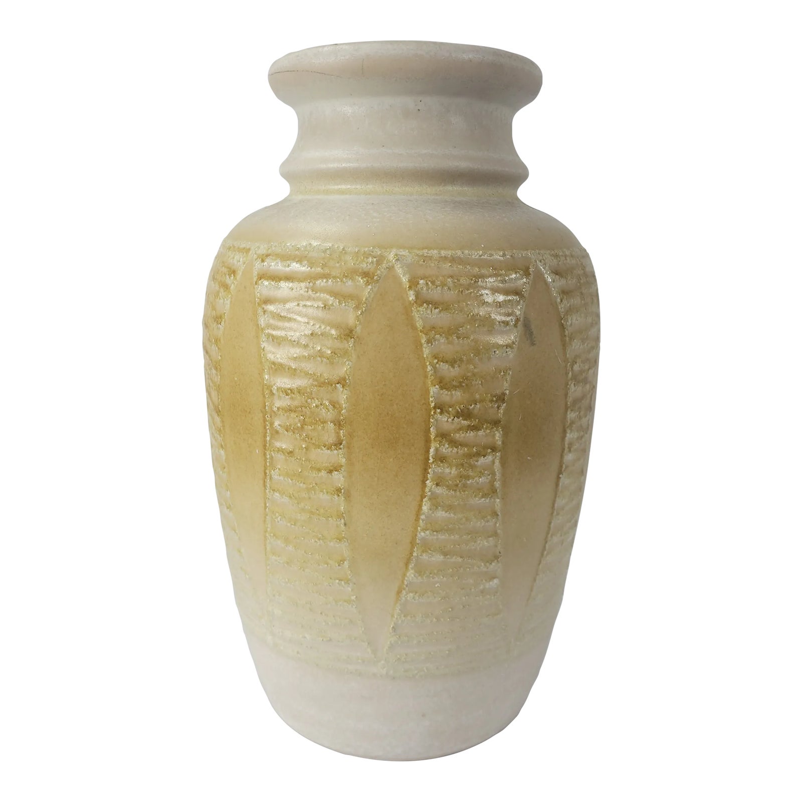 Vintage Large Vase West Germany Scheurick Art Pottery Flower Holder