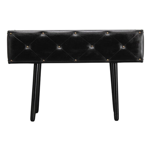 Flower Pot in Leatherette Finish, Denmark, 1960s For Sale