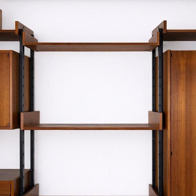 Mod. Selex IMB Modular Bookcase in Teak, 1960s For Sale - Image 8 of 10