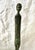 Figurative Vintage Bronze Statuette "Shadow of the Evening" by Museo Etrusco Guernacci Volterra For Sale - Image 3 of 10