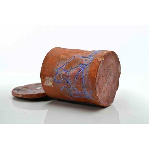 Painted terracotta sculture realized by sirio pellegrini in 1960s. Good condition. Sirio pellegrini, born in rome on march...