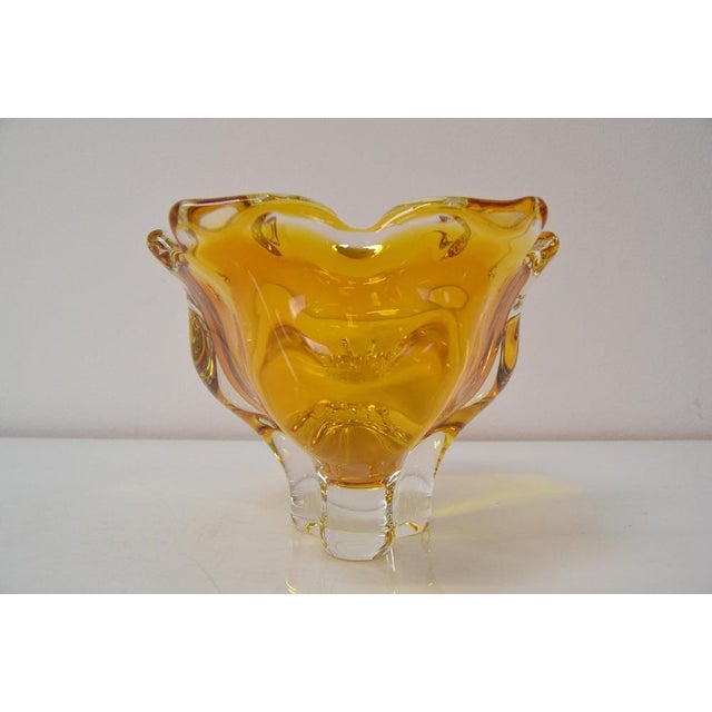 Made in Czechoslovakia Made of Art glass Chipped glass (see picture) Re-polished Original condition. This piece is...