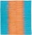 Modern Kilim Flatweave Abstract Designed Blue and Orange Wool Rug For Sale - Image 10 of 10
