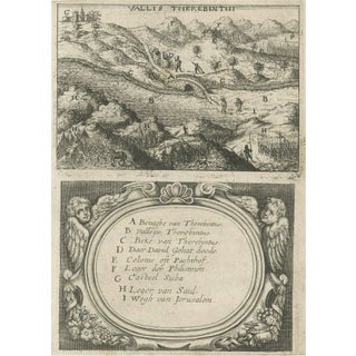 A. Gonsales, Illustration of the Valley of Terebinthus in Arabia, 1673, Print For Sale