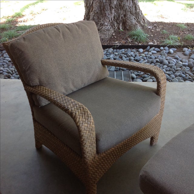 Brown Jordan Havana Outdoor Lounge Chair Ottoman Chairish