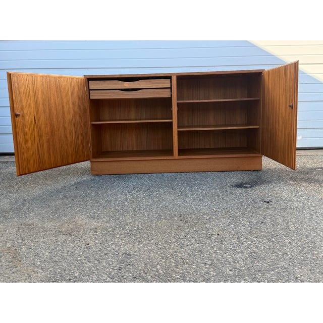 Mid-Century Danish Modern Teak Mini Sideboard/Credenza For Sale - Image 10 of 12