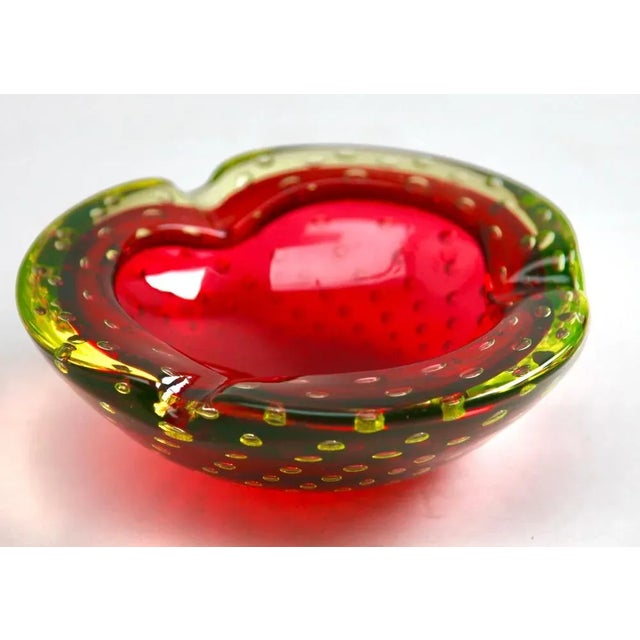 Metal Murano Glass Bowl attributed to Flavio Poli for Seguso by Flavio Poli, 1962 For Sale - Image 7 of 10
