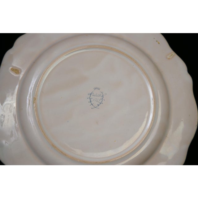 Ceramic 19thC. French Faience Plate, Lille France For Sale - Image 7 of 7