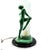1970 Frankart F612 Dancing Nude Nymph Lamp W/ Frosted Glass Shade, Re-Edition For Sale In Los Angeles - Image 6 of 8