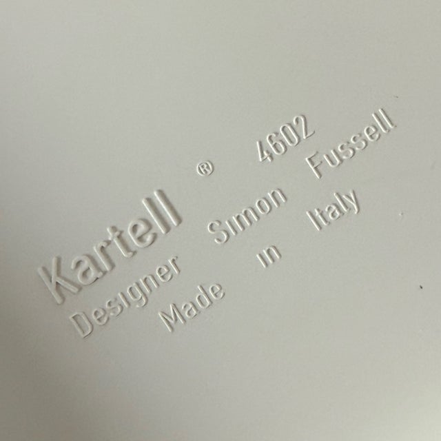 Rare modular chest of drawers designed by Simon Fussell for Kartell during the 1970s. The piece is manufactured in glossy...