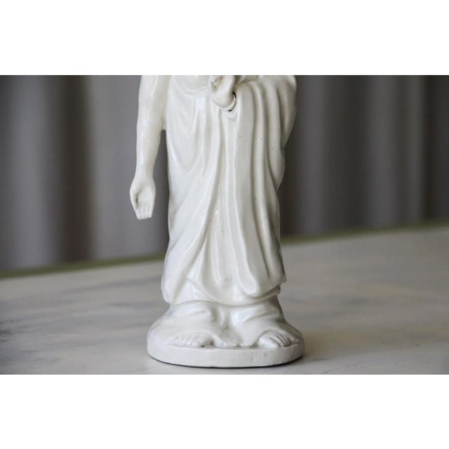Figurative 19th Century Porcelain Blanc De Chine Figure For Sale - Image 3 of 13