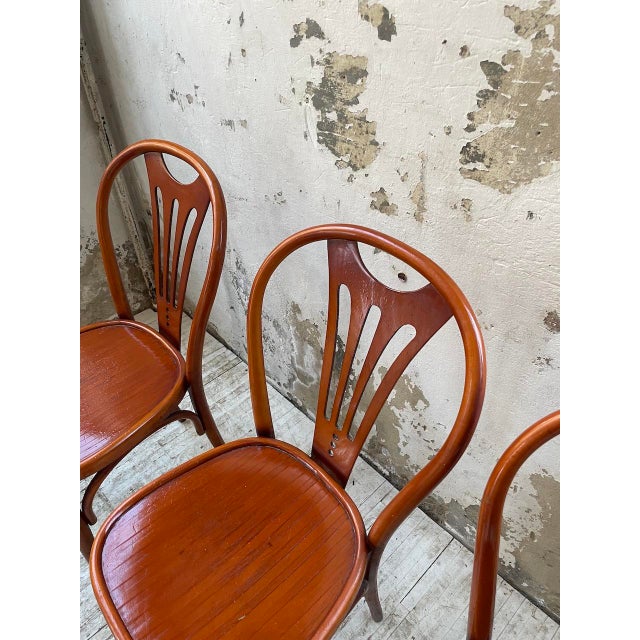 Vintage Bistro Chairs, 1950s, Set of 6 For Sale - Image 11 of 18
