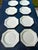 19th Century Creil Plates in White Earthenware, Set of 8 For Sale - Image 11 of 13