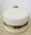 Italian 1960s Stilnovo Brass & Opaline Glass Wall Sconces - Set of Three For Sale - Image 3 of 6