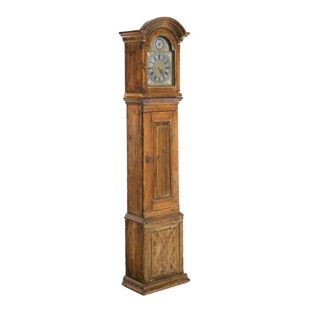 19th Century Danish Pine Long Case Clock For Sale - Image 10 of 10