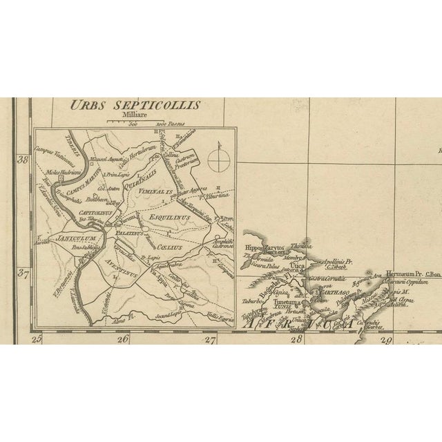 Antique Map of Ancient Italy, 1818 For Sale - Image 11 of 18