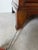 Vintage Georgian Style Mahogany Serpentine Chest of Drawers With Writing Brush Slide For Sale - Image 9 of 12