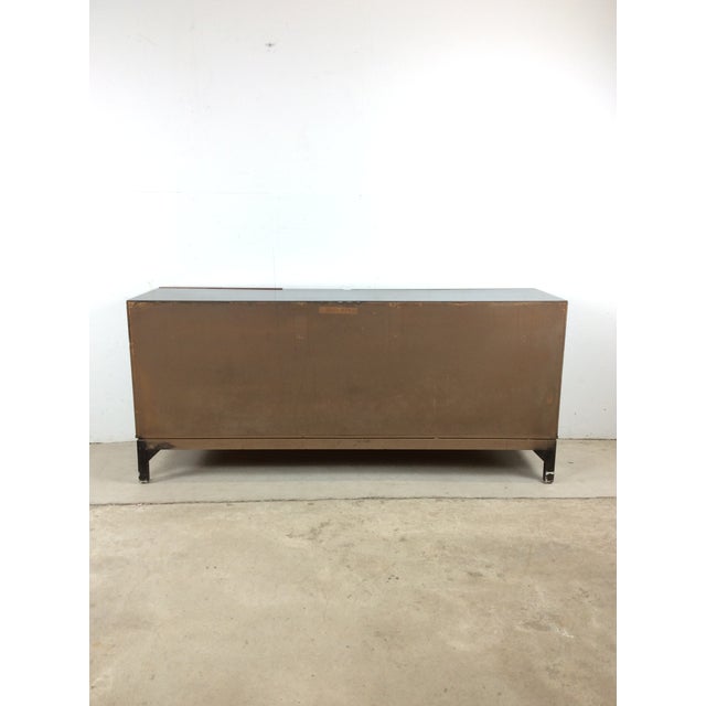 Mid Century Modern Lowboy Dresser With Chrome Accents by American of Martinsville For Sale - Image 12 of 18