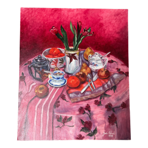 2000’s Expressionist Fruit & Floral Still Life Painting