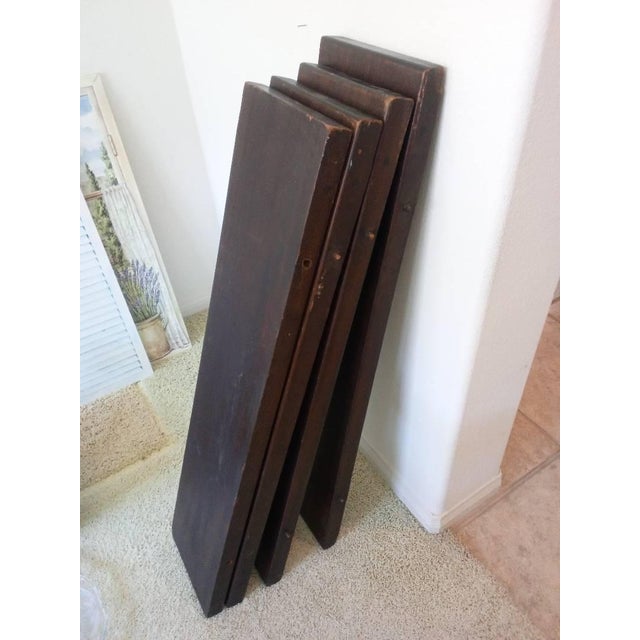 Brown Heavily Carved Spanish Solid Oak Table With Iron Stretcher For Sale - Image 8 of 12