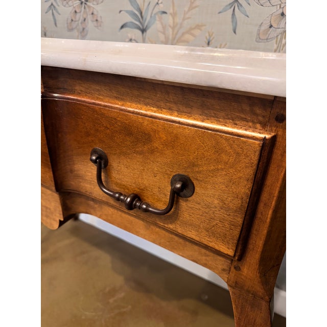 19th Century French Walnut Bath Vanity For Sale - Image 13 of 15
