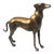 Mid Century Bronze Greyhound For Sale