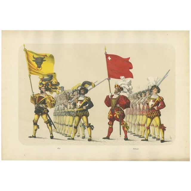 A Celebration of Swiss Heritage and Strength, 1855, Paper For Sale - Image 10 of 10
