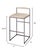 Bradbury Bar Stool, Cream Leather Contemporary without losing sight of comfort, the clean lines of these effortlessly cool...
