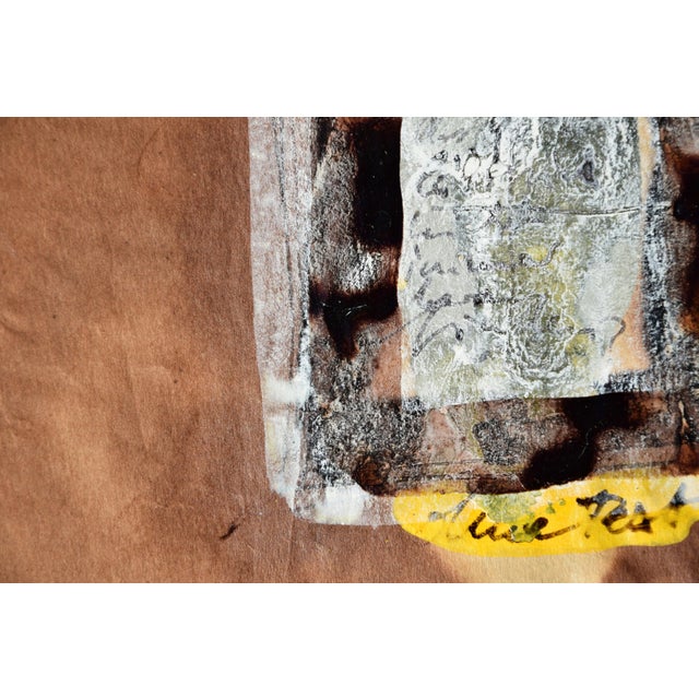 Black Klaus Neuper, Ohne Text, 1984, Cardboard and Mixed Media For Sale - Image 8 of 9