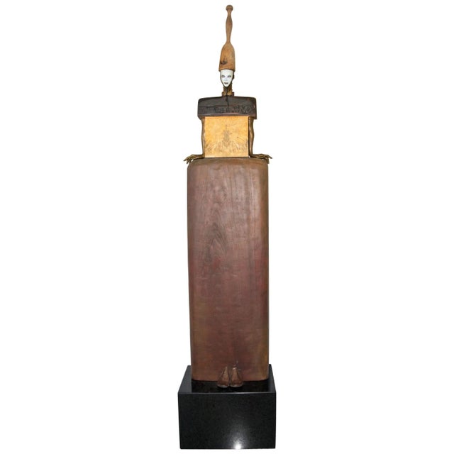 Cecilia Z Miguez Sculpture Found Objects 6ft For Sale - Image 13 of 13