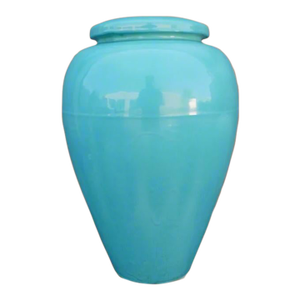 Large Turquoise Bauer Oil Jar