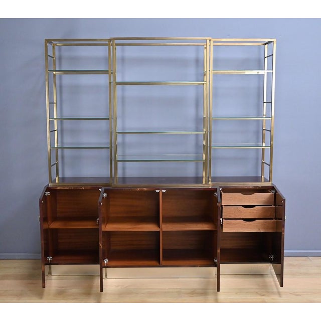 Lacquered Bookcase attributed to Guy Lefèvre for Maison Jansen, 1970s For Sale - Image 4 of 18