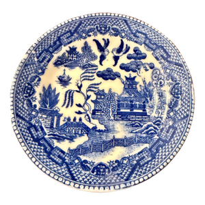 Blue Willow Childs Tea Set Dishes - 11pcs
