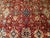 Textile Vintage Persian Mahal Sultanabad Rug, Hand-Knotted Wool, Geometric Pattern, Red & Blue, 9x13 For Sale - Image 7 of 11