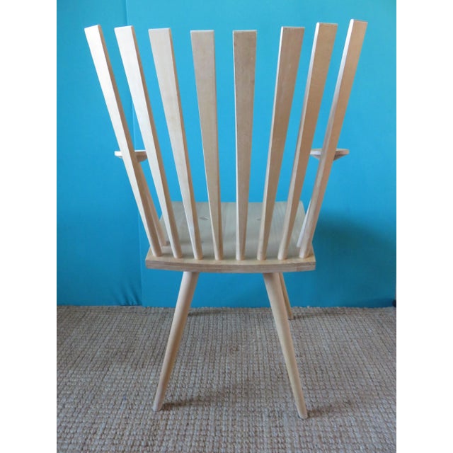 Danish Mikado Armchairs in Maple by J. Foersom and P. Hjort Lorenzen for Fredericia, Set of 2 For Sale - Image 5 of 9