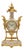 Marie Antoinette V&A Porcelain and Ormolu Mantel Clock, 1960s For Sale