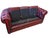Vintage Chesterfield Three-Seater Sofa in Leather For Sale - Image 4 of 5